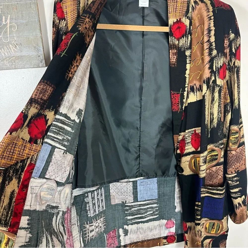 VTG BLAZER GLORY 100% rayon - Picture 11 of 12